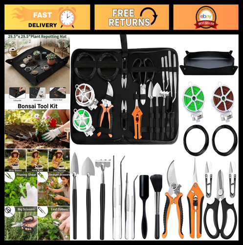 Piece bonsai tools - 20-piece, set