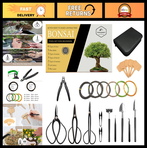 Bonsai tools kit 22pcs high - kit,