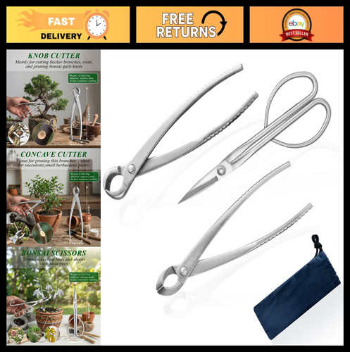 Piece bonsai tool set - set,