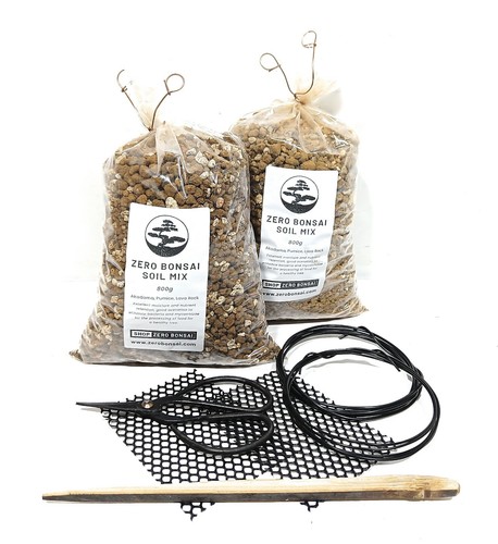 Bonsai soil kit 2x 800g - soil,